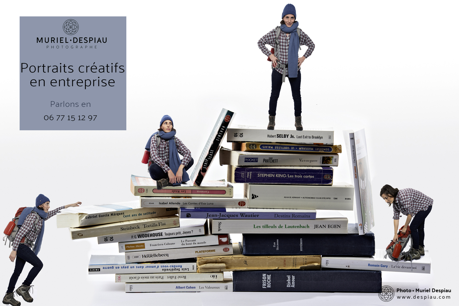 portrait creatif en entreprise avec lilou lors de son évènement à la cigale