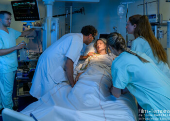 Tournage du film "Témoins" de Sonia Barkallah, photographie de plateau par Muriel Despiau
