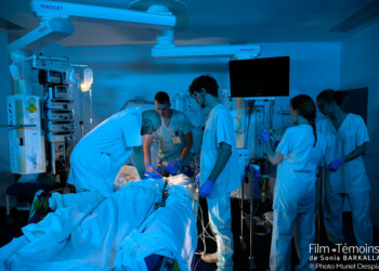 Tournage du film "Témoins" de Sonia Barkallah, photographie de plateau par Muriel Despiau