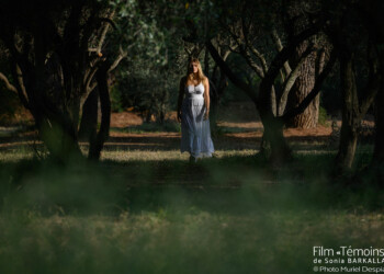 Tournage du film "Témoins" de Sonia Barkallah, photographie de plateau par Muriel Despiau