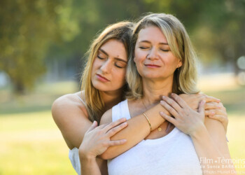 Tournage du film "Témoins" de Sonia Barkallah, photographie de plateau par Muriel Despiau