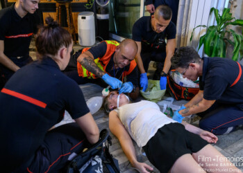 Tournage du film "Témoins" de Sonia Barkallah, photographie de plateau par Muriel Despiau